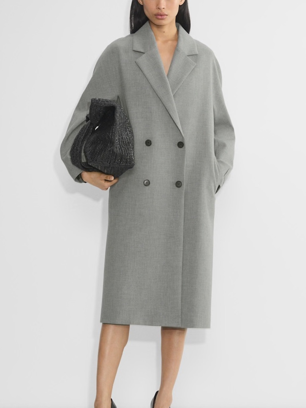 Aritzia slouch re-essential coat